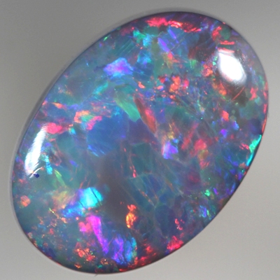 SOLID BLACK OPAL Bright red blue Floral Harlequin pattern SEE VIDEO